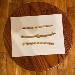 3 Pattaraphan 18k Gold Vermeil Bracelets
